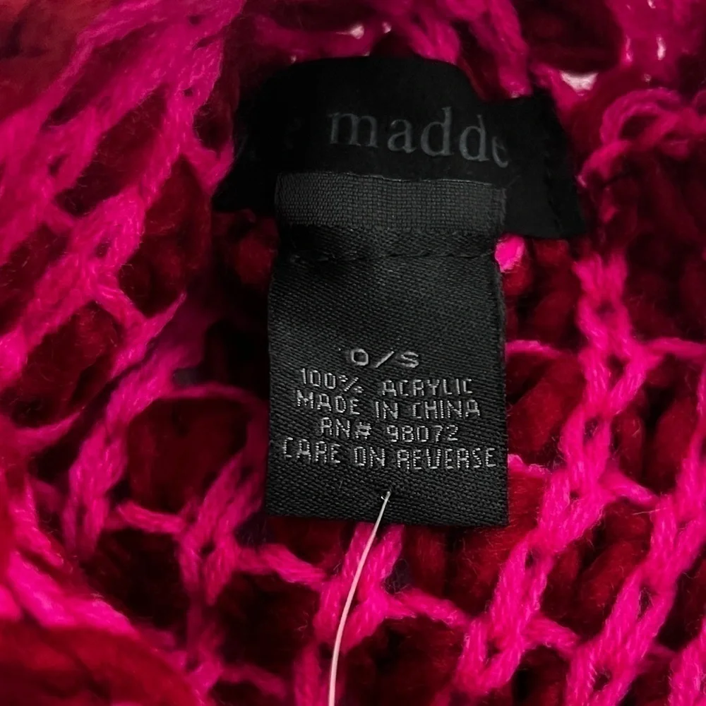 Steve Madden Pink Cowl Scarf